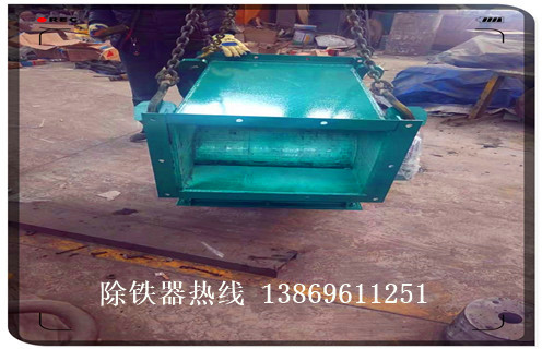 管道除鐵器，強磁管道除鐵器陶瓷易清理構造結構圖_遠力強磁管道除鐵器陶瓷易清理12000高斯 可定制工作原理_安裝示意圖 